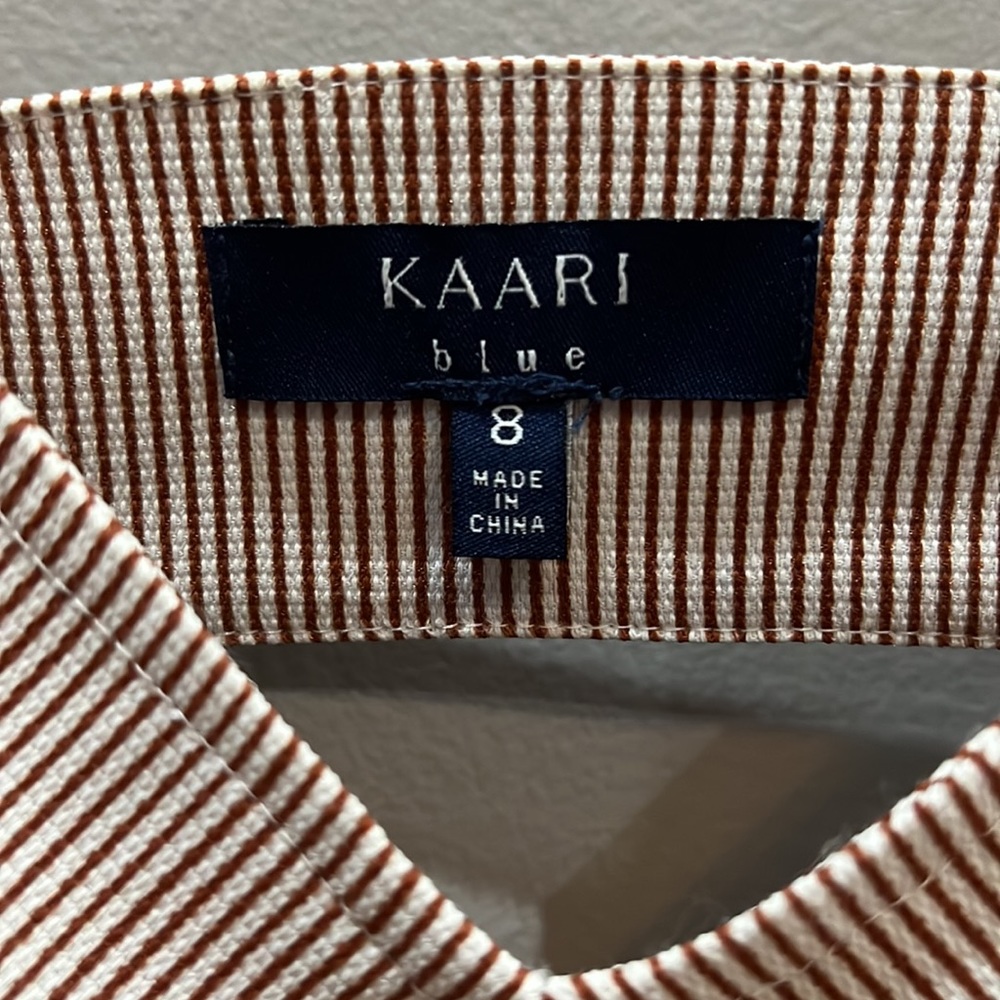 Kaari blue striped jumpsuit - Picture 5 of 6